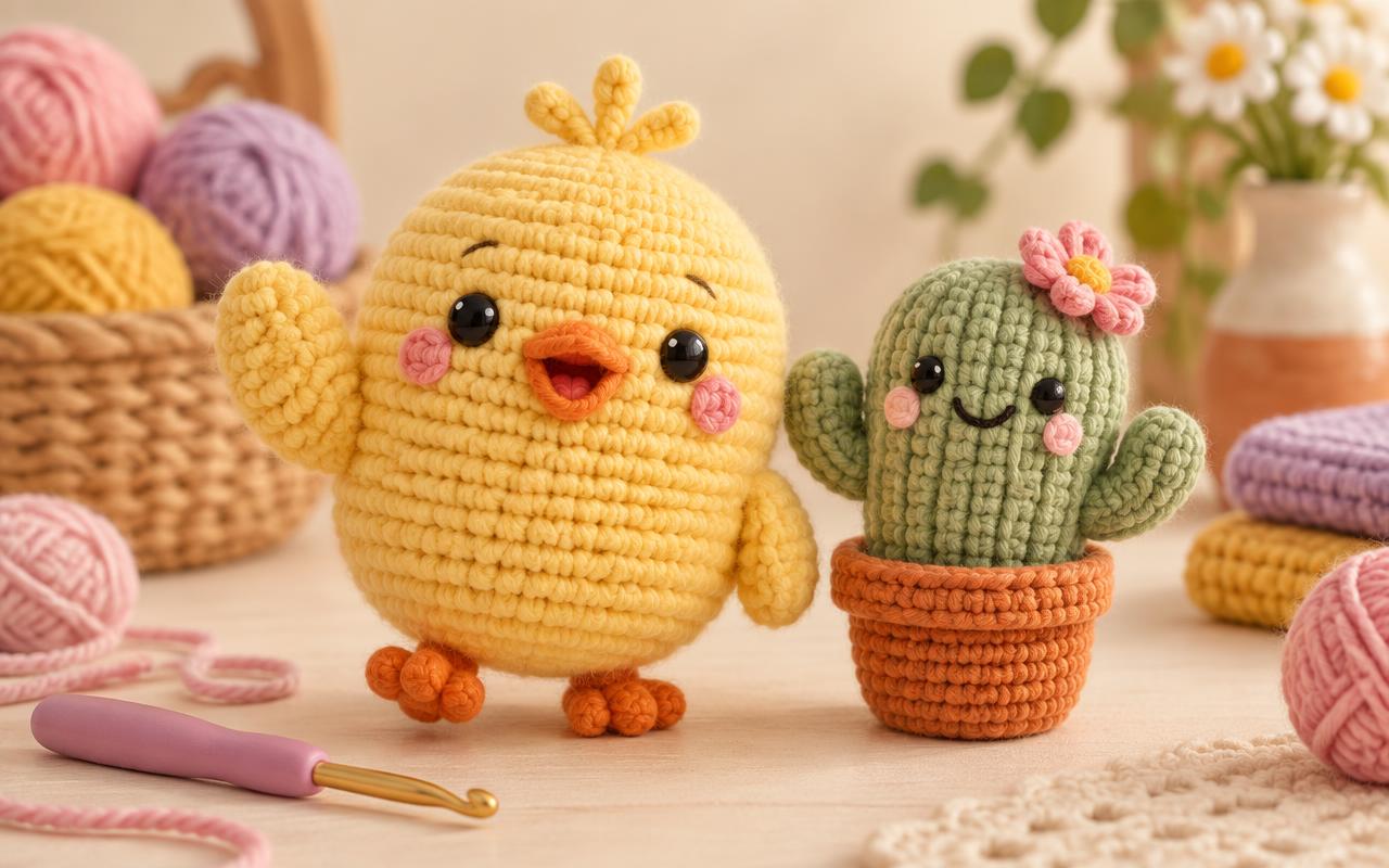 Portada del curso Amigurumis fáciles