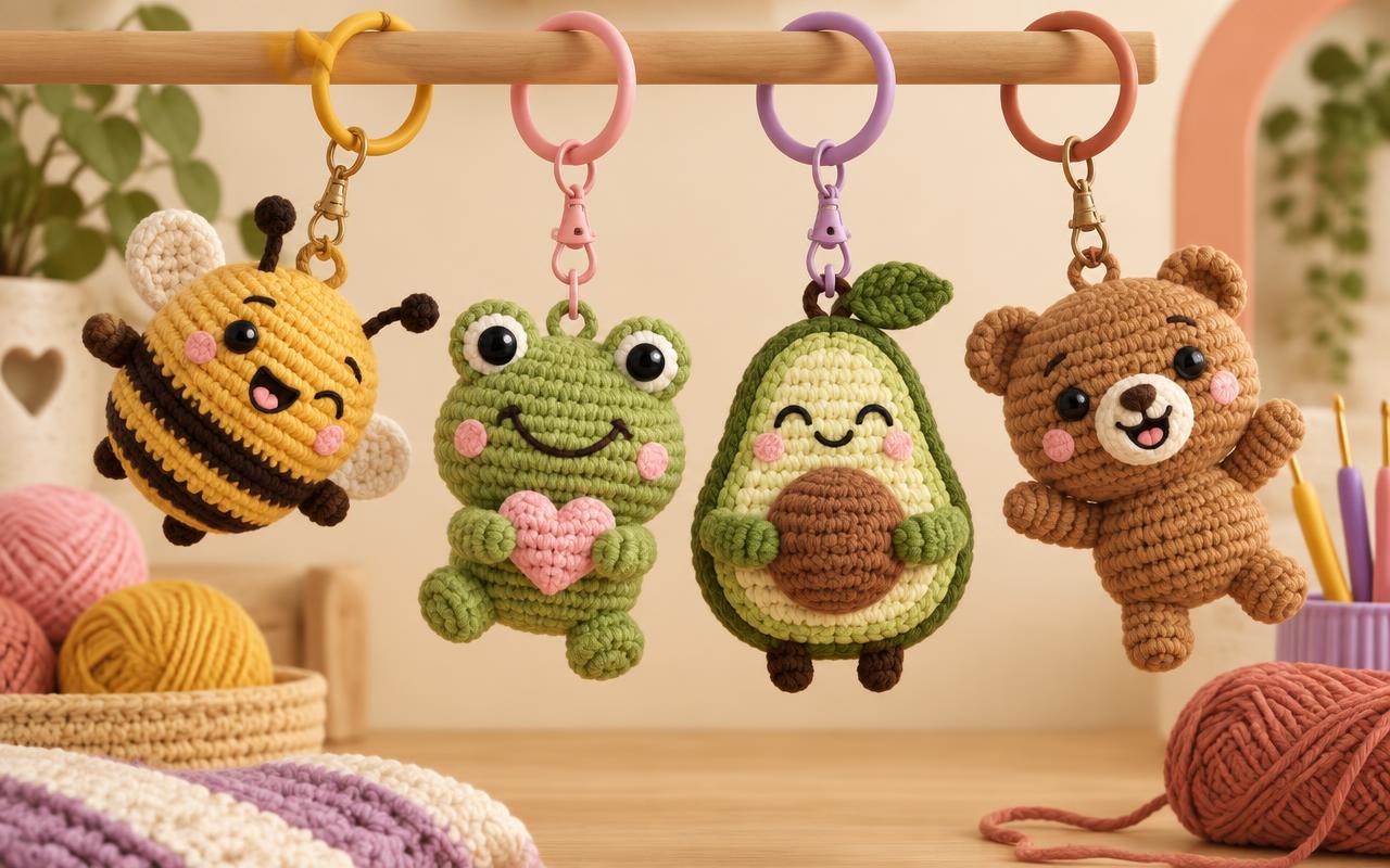 Portada del curso Mini amigurumis y llaveros