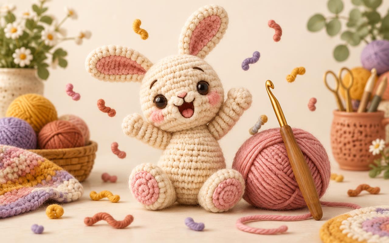 Portada del curso Tu primer amigurumi